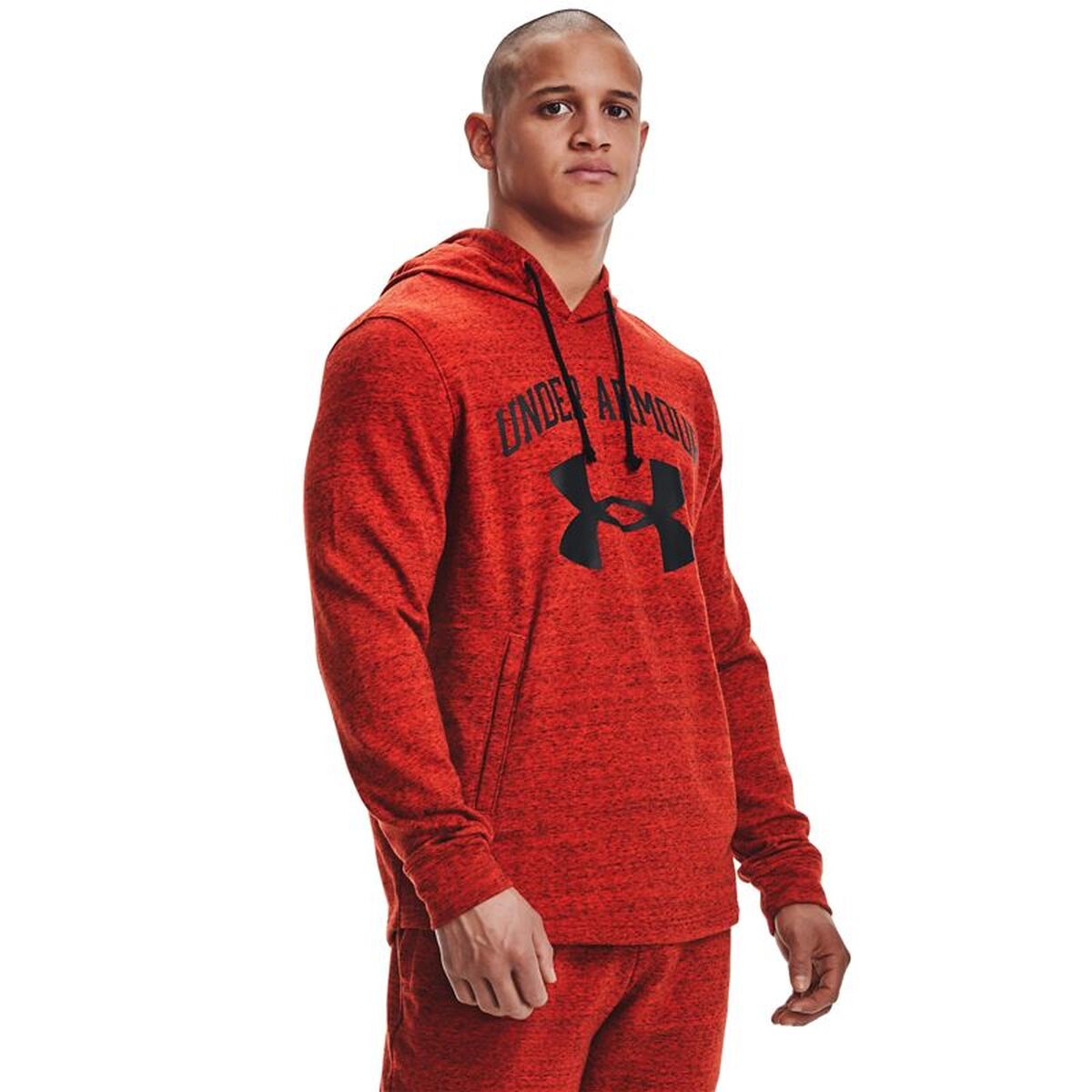 Sudadera con Capucha Under Armour Rival Terry Rojo Hombre - TU-ULTIMO-CLIC