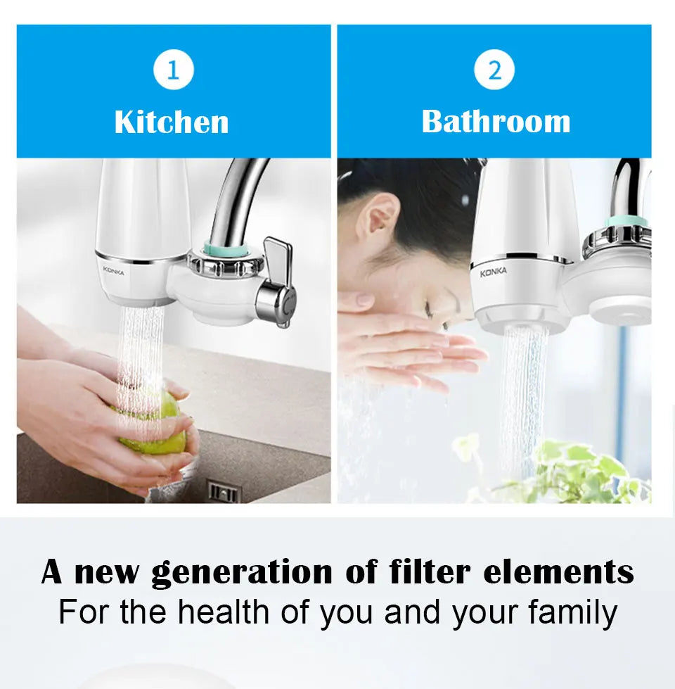 Filtro de Agua para Grifo Cocina Chcyus  Purificador Carbón Activado 2L/min - TU ULTIMO CLIC