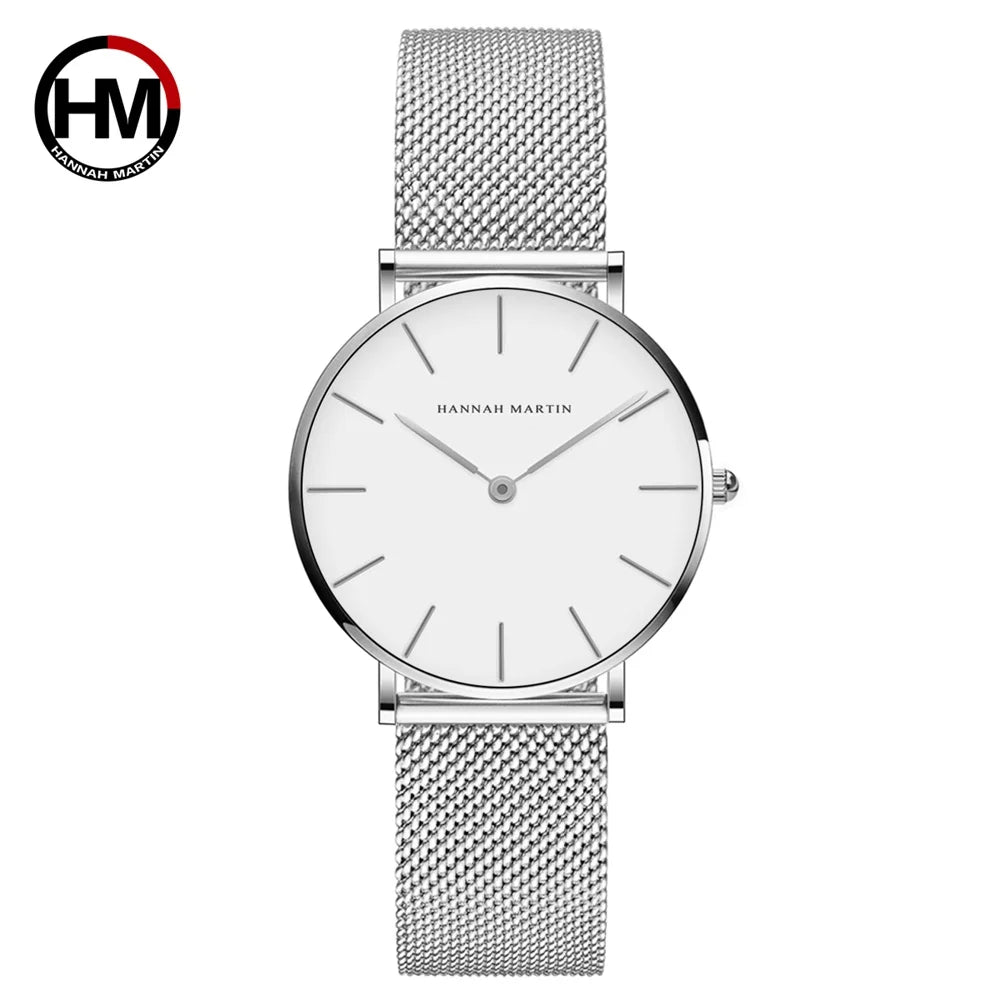 Reloj Mujer Hannah Martin HM-CC36 - 19 Colores Elegantes con Movimiento de Cuarzo - TU ULTIMO CLIC
