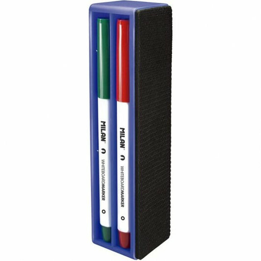 Marcadores Milan 165894 - Rotuladores Pizarra Blanca 4 Colores - TU ULTIMO CLIC