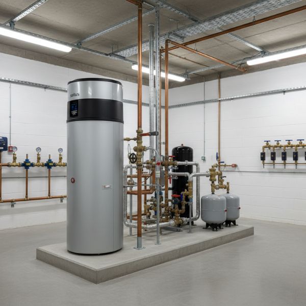 Solius ECOTANK SILVER 500 L · Aerotermo Sanitario Inox Duplex 2205 · R290 · Silencioso y de Gran Capacidad TU-ULTIMO-CLIC