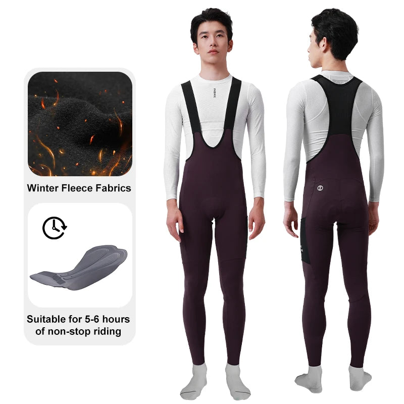 INBIKE Pantalones Ciclismo Invierno - Pechera Térmica con Acolchado 3D - TU ULTIMO CLIC