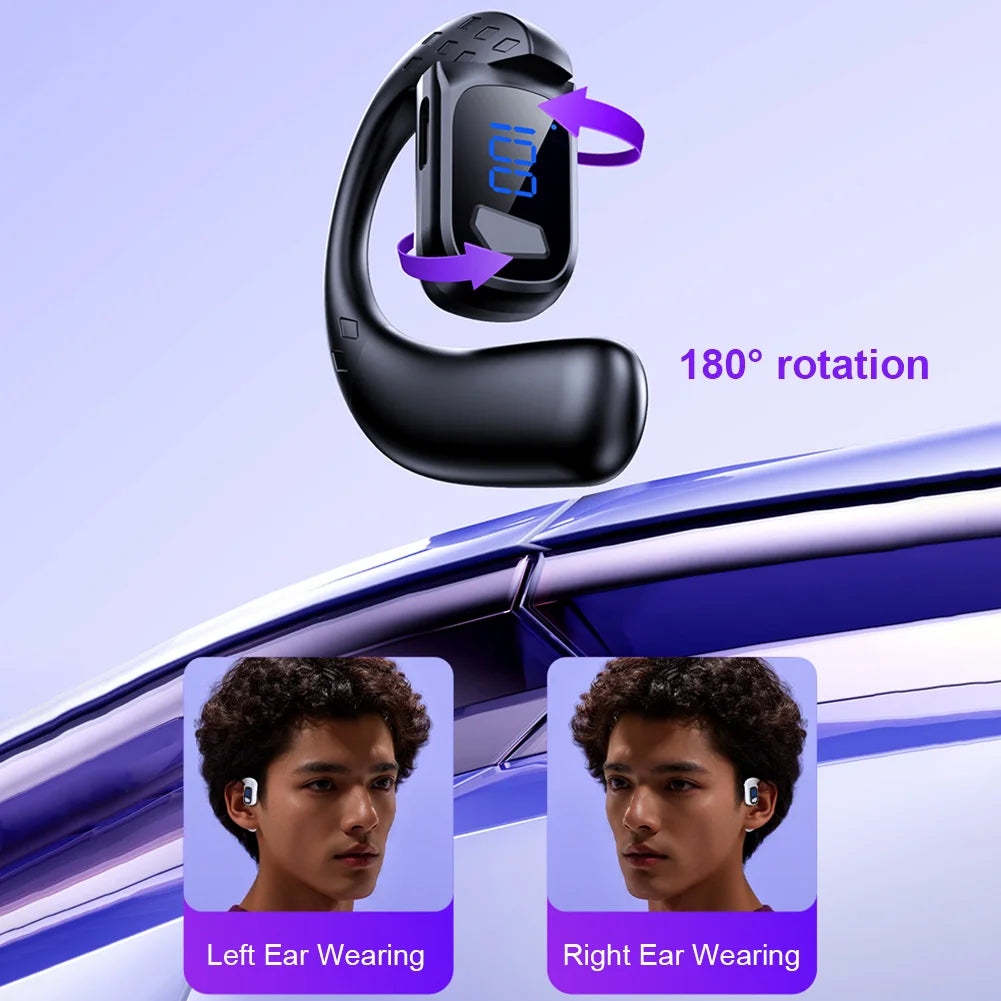 Auricular Bluetooth ALLOYSEED - Manos Libres con Gancho para la Oreja y Batería 25h - TU ULTIMO CLIC