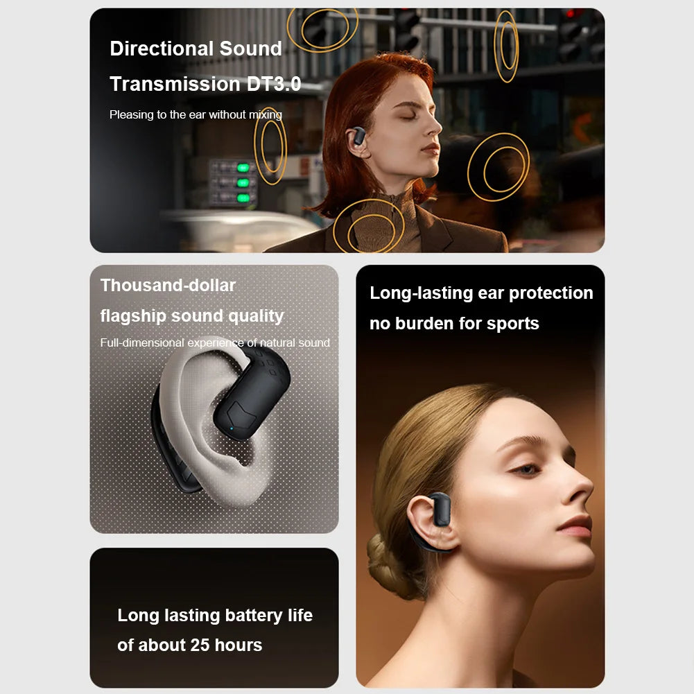 Auricular Bluetooth ALLOYSEED - Manos Libres con Gancho para la Oreja y Batería 25h - TU ULTIMO CLIC