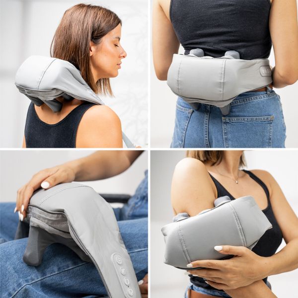 Masajeador de Cuello y Espalda 6D Silax InnovaGoods: Tu Spa Profesional en Casa InnovaGoods