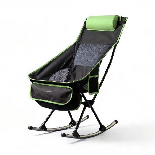 Silla Mecedora Plegable Trillow InnovaGoods 2 en 1 - Ultraligera para Camping y Aventura InnovaGoods