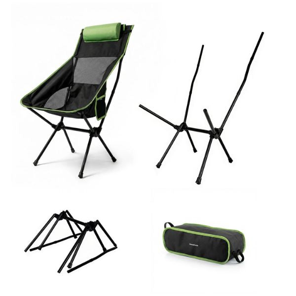 Silla Mecedora Plegable Trillow InnovaGoods 2 en 1 - Ultraligera para Camping y Aventura InnovaGoods