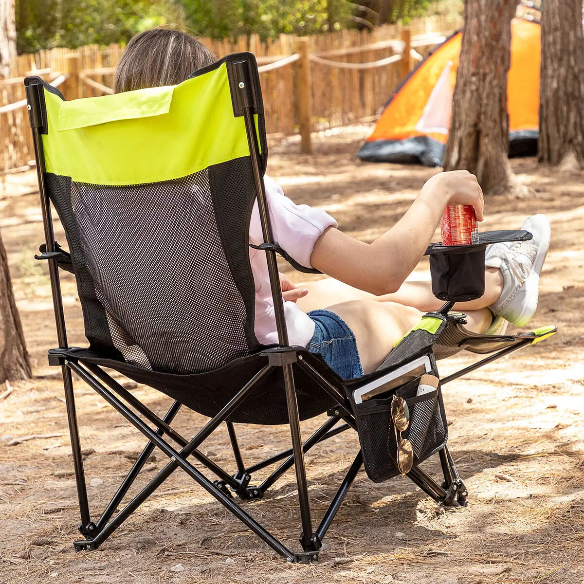 Silla Tumbona Plegable 3 en 1 Kampfort InnovaGoods InnovaGoods