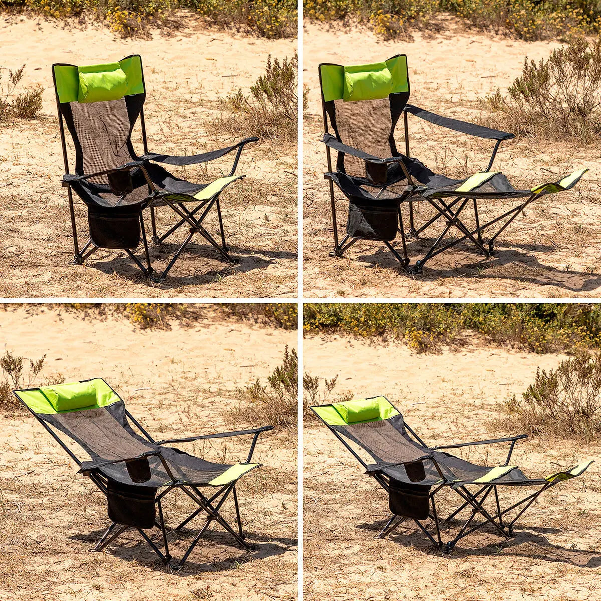Silla Tumbona Plegable 3 en 1 Kampfort InnovaGoods InnovaGoods