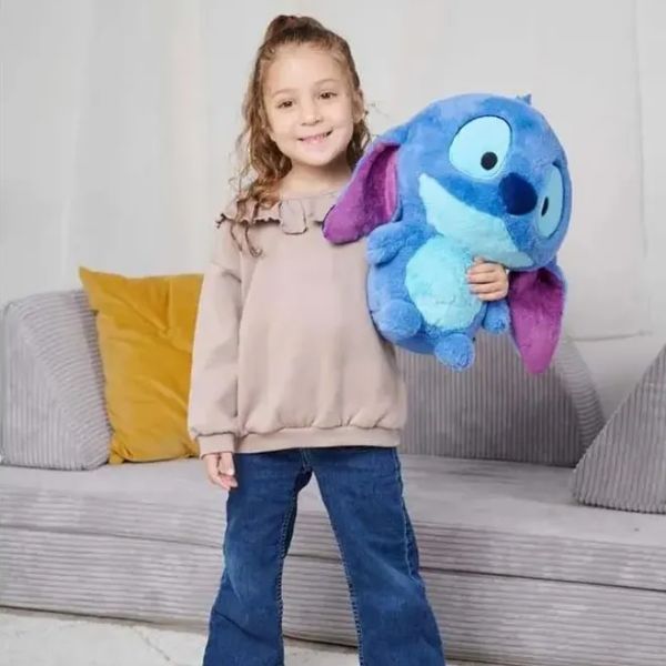 Peluche Stitch Disney 35 cm - Huggable de Simba: ¡El Experimento 626 más Adorable! Smoby