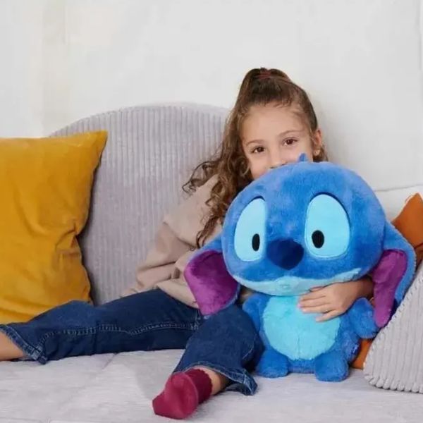 Peluche Stitch Disney 35 cm - Huggable de Simba: ¡El Experimento 626 más Adorable! Smoby