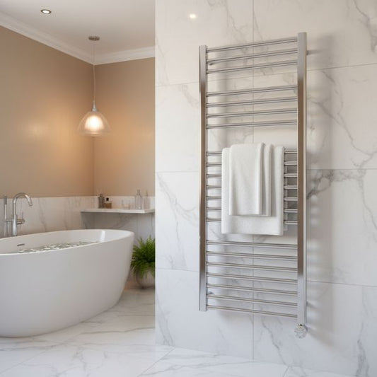 Toallero Eléctrico TCROM | Cromado | Confort y Diseño | Modos Inteligentes | 300W y 500W Elnur Gabarrón