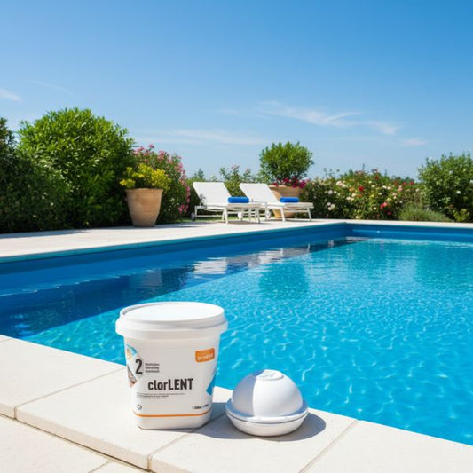 Clorlent Aquasphere CTX‑370 – Pastillas de Tricloro 250 g 5 kg | Agua Cristalina y Desinfección Continua IMETEC