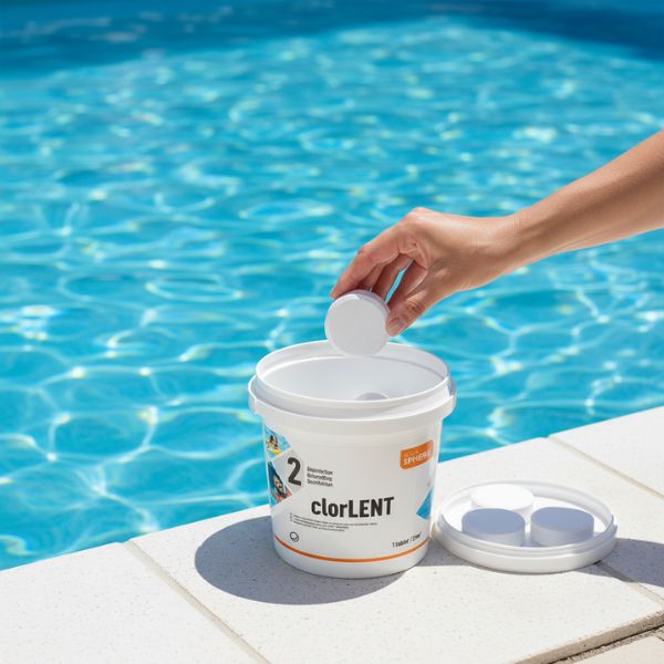 Clorlent Aquasphere CTX‑370 – Pastillas de Tricloro 250 g 5 kg | Agua Cristalina y Desinfección Continua IMETEC