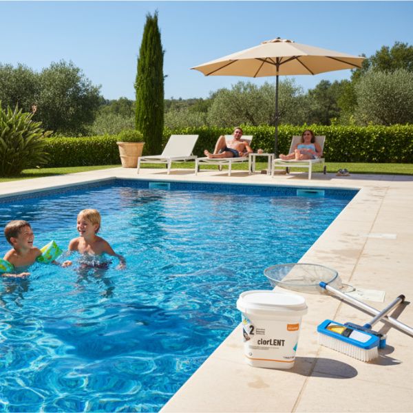 Clorlent Aquasphere CTX‑370 – Pastillas de Tricloro 250 g 5 kg | Agua Cristalina y Desinfección Continua IMETEC