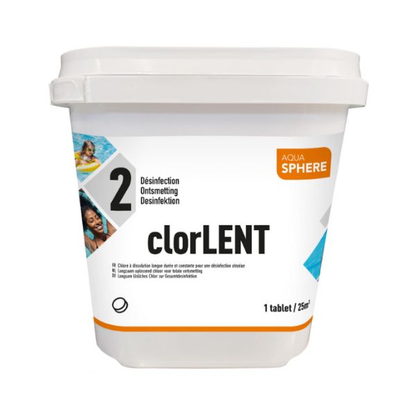 Clorlent Aquasphere CTX‑370 – Pastillas de Tricloro 250 g 5 kg | Agua Cristalina y Desinfección Continua IMETEC