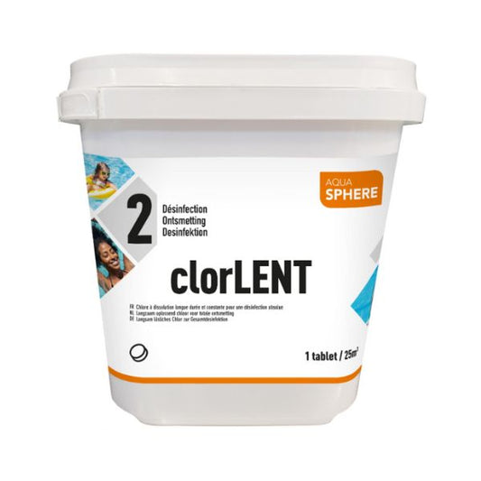 Clorlent Aquasphere CTX‑370 – Pastillas de Tricloro 250 g 5 kg | Agua Cristalina y Desinfección Continua IMETEC
