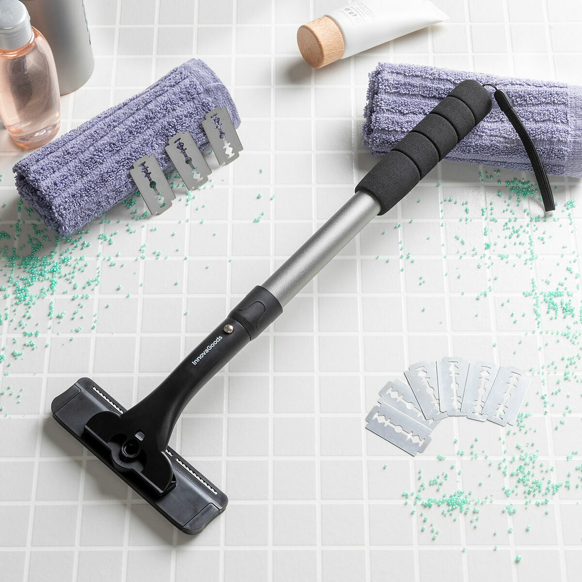 Afeitadora Corporal Extensible InnovaGoods  Depilación Masculina Cómoda y Segura - TU ULTIMO CLIC