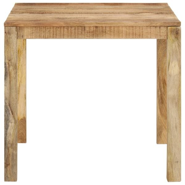 Mesa de Comedor - Madera Maciza de Mango 82x80x76 cm Estilo Rústico - TU ULTIMO CLIC