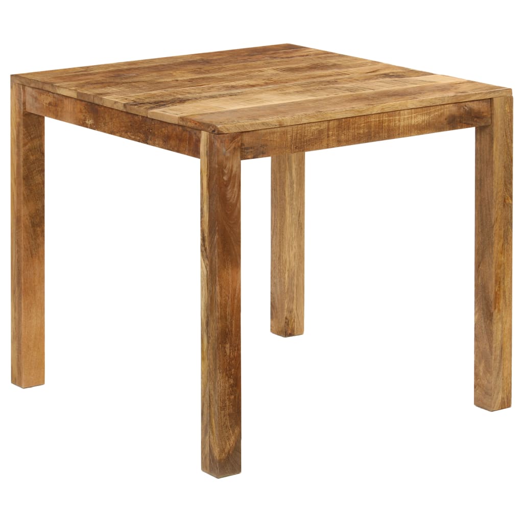 Mesa de Comedor - Madera Maciza de Mango 82x80x76 cm Estilo Rústico - TU ULTIMO CLIC