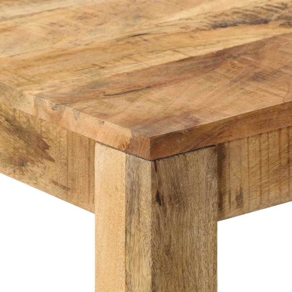 Mesa de Comedor - Madera Maciza de Mango 82x80x76 cm Estilo Rústico - TU ULTIMO CLIC