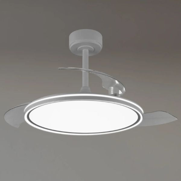 Ventiladores de Techo LED Silenciosos – Motor DC, Aspas Retráctiles y Diseño Premium (Hogar y Grandes Espacios) Balmain