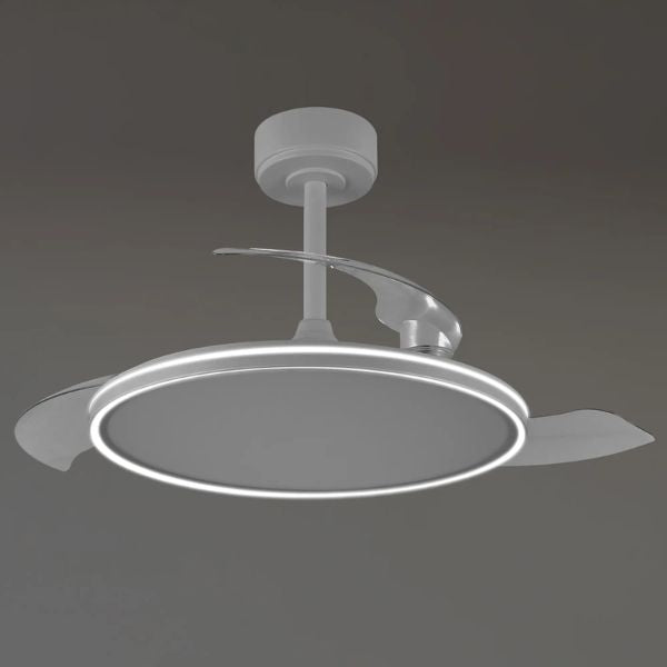 Ventiladores de Techo LED Silenciosos – Motor DC, Aspas Retráctiles y Diseño Premium (Hogar y Grandes Espacios) Balmain