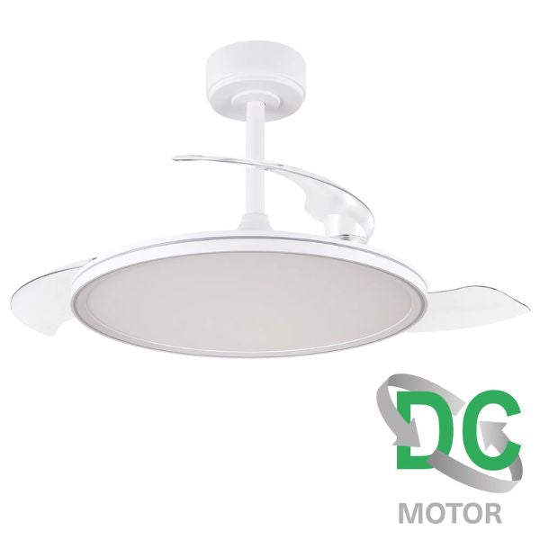 Ventiladores de Techo LED Silenciosos – Motor DC, Aspas Retráctiles y Diseño Premium (Hogar y Grandes Espacios) Balmain