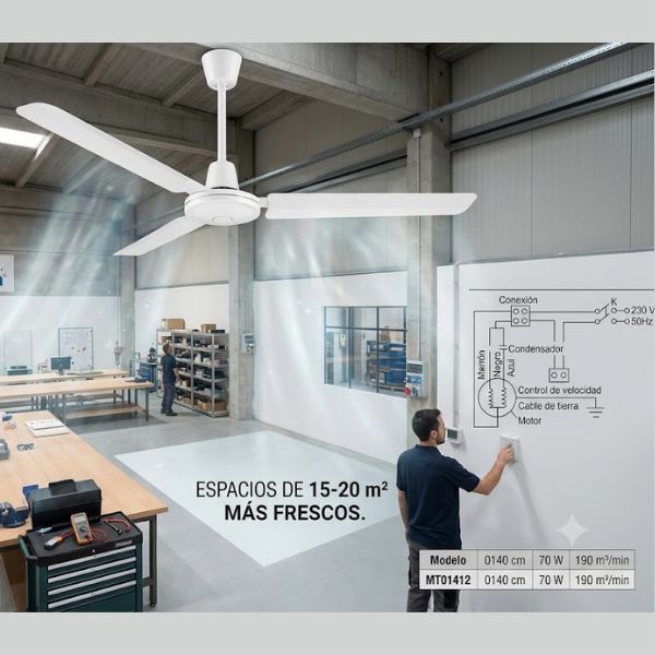 Ventilador de Techo MERCAFAN: TU-ULTIMO-CLIC