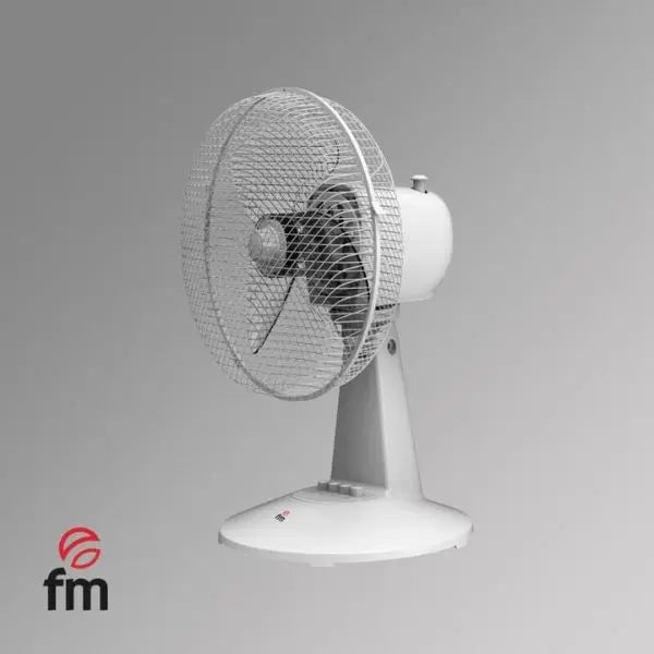 Ventilador de Sobremesa FM SB-123 40W - 3 Velocidades Silencioso Oscilante FM