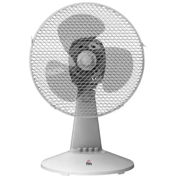 Ventilador de Sobremesa FM SB-123 40W - 3 Velocidades Silencioso Oscilante FM