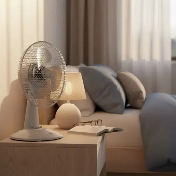 Ventilador de Sobremesa FM SB-123 40W - 3 Velocidades Silencioso Oscilante FM