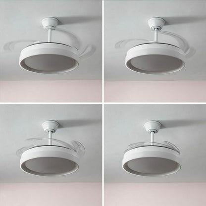 Ventilador de Techo LED Keteez InnovaGoods – 4 Aspas Retráctiles, 6 Velocidades y Función Verano/Invierno InnovaGoods