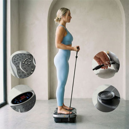 Plataforma Vibratoria Vivflow InnovaGoods: Tonifica y Adelgaza en Casa con Entrenamiento Completo InnovaGoods