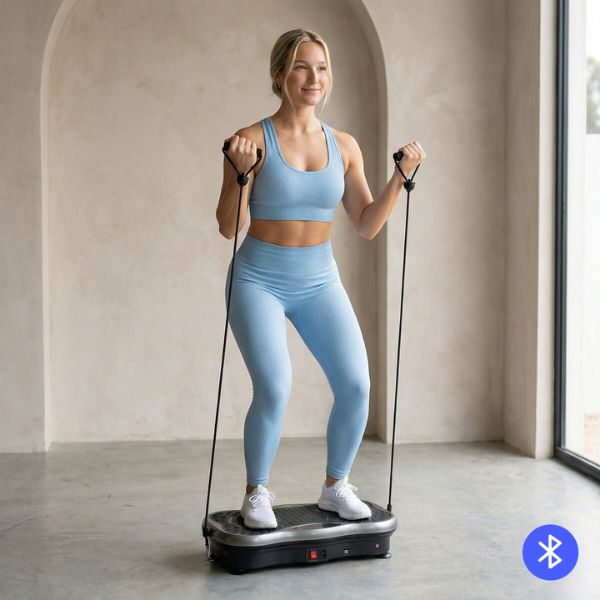 Plataforma Vibratoria Vivflow InnovaGoods: Tonifica y Adelgaza en Casa con Entrenamiento Completo InnovaGoods