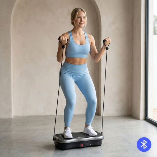 Plataforma Vibratoria Vivflow InnovaGoods: Tonifica y Adelgaza en Casa con Entrenamiento Completo InnovaGoods