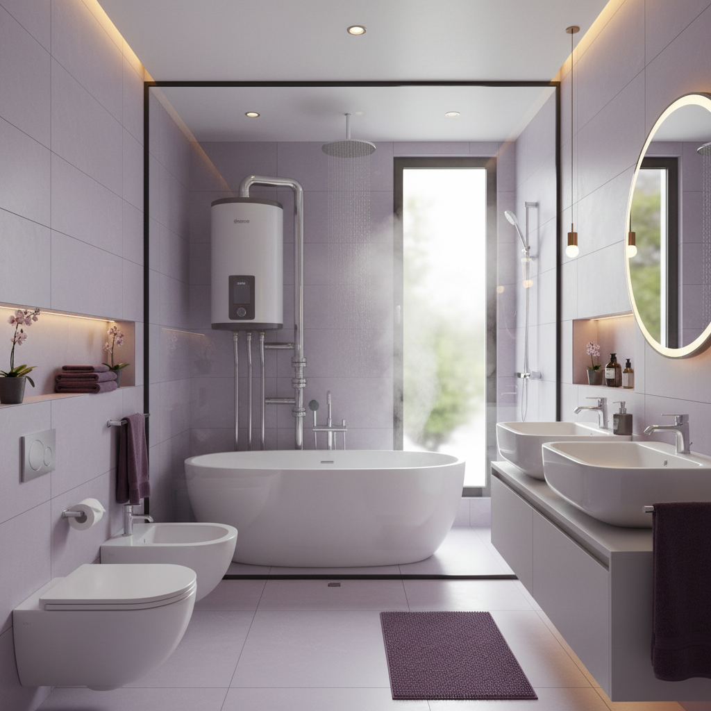 Ambiente baño con sistema