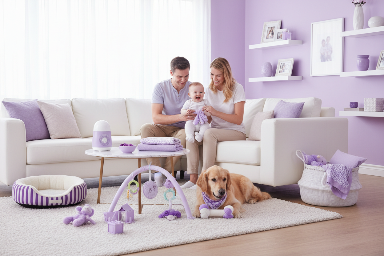 Bebé, Familia y Mascotas