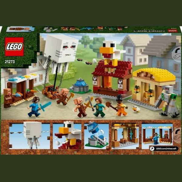 Lego Minecraft 21273 Juego de Construcción 555 Piezas - TU ULTIMO CLIC