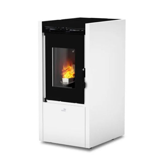 Estufa de Pellet Estanca COINTRA CESENA 7 kW Blanca - TU-ULTIMO-CLIC