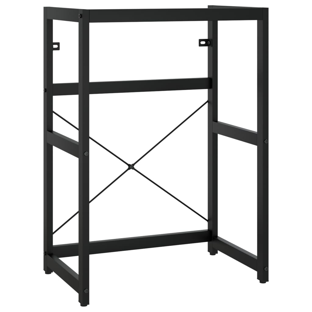 Estructura de Baño con Lavabo Integrado 59 x 38 x 83 cm - Hierro Negro o Blanco Moderno - TU ULTIMO CLIC