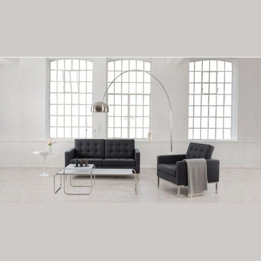 Lámpara NEW ARC BIG - Pie Salón Mármol Blanco - TU ULTIMO CLIC