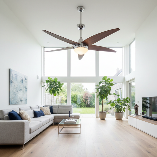 Ventilador de Techo NASSEM 132 cm con Luz - TU-ULTIMO-CLIC