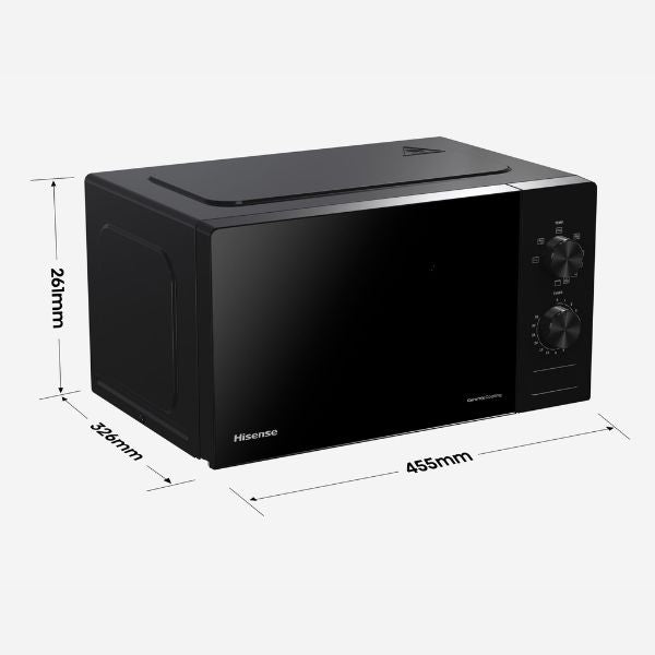 Microondas Hisense H20MOBP1G 20L con Grill Negro - TU-ULTIMO-CLIC