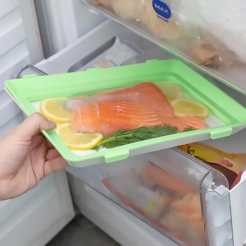 Pack 9 Bandejas Envasado Semi Vacío - Conservación Alimentos Apilable - TU ULTIMO CLIC