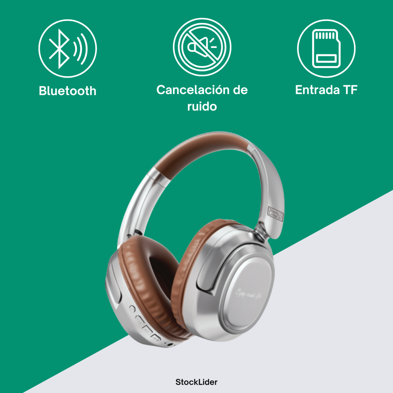 Auriculares Bluetooth Retro - Diseño Elegante con Cancelación de Ruido y Batería 10h - TU ULTIMO CLIC