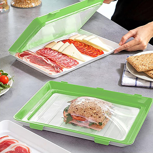 Pack 9 Bandejas Envasado Semi Vacío - Conservación Alimentos Apilable - TU ULTIMO CLIC