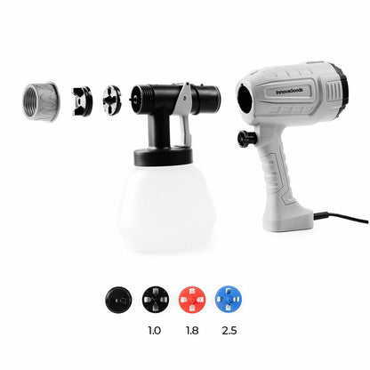 Pistola de Pintura Eléctrica HVLP Spraint InnovaGoods 500W 1L Profesional - TU-ULTIMO-CLIC